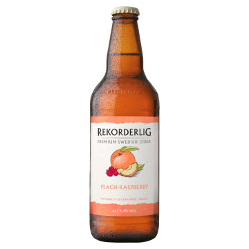Rekorderlig Peach & Raspberry Premium Cider 15x 500ml