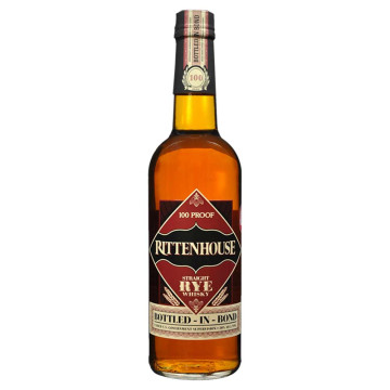 Rittenhouse Rye 100 Proof Bottled in Bond Rye 70cl