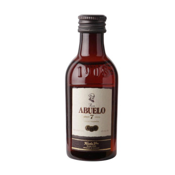 Ron Abuelo 7 Year Rum 5cl Miniature