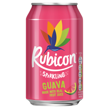 Rubicon Sparkling Guava Soft Drink 24x 330ml