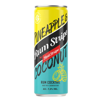 Rum Stripe Pineapple & Coconut Rum Cocktail 250ml