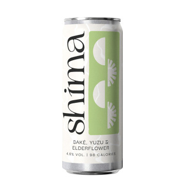Shima Yuzu & Elderflower Sake Spritz 250ml