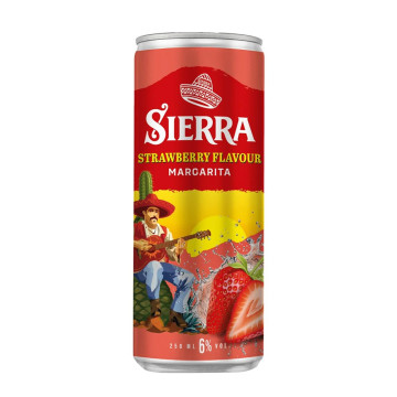Sierra Strawberry Margarita 250ml
