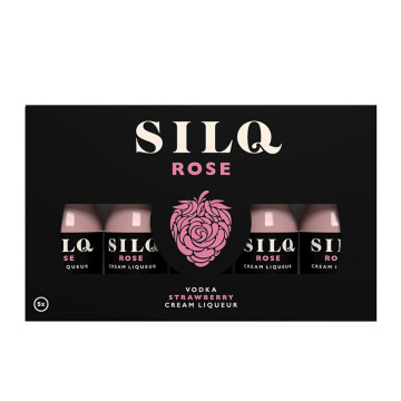 SILQ Rose Strawberry Vodka Cream Liqueur 5x 2cl