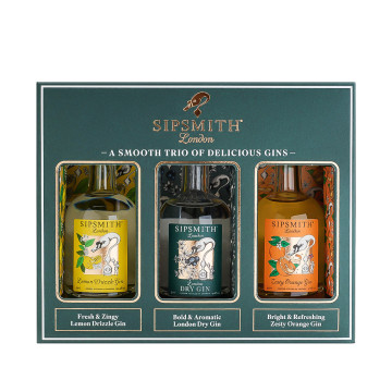 Sipsmith Gin 3x5cl Miniature Gift Pack
