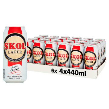 Skol Lager 24x 440ml Cans