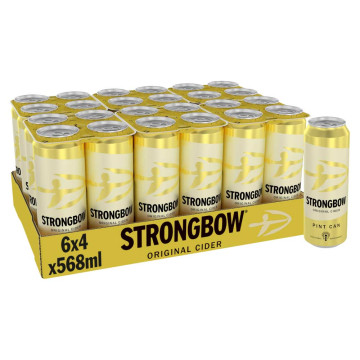 Strongbow Original 24x 568ml Pint Cans
