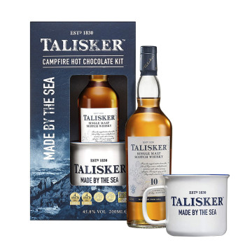 Talisker Whisky Campfire Hot Chocolate 20cl Gift Set