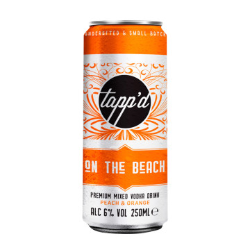 Tapp'd On The Beach Cocktail 250ml Can