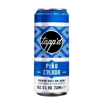 Tapp'd Pina Colada Cocktail 250ml Can