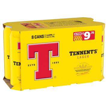 Tennent's Lager 24x 440ml Cans