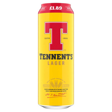 Tennent's Lager Can 24x 500ml Cans