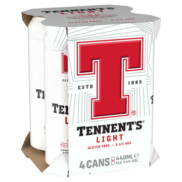Tennent's Light Lager 24x 440ml Cans