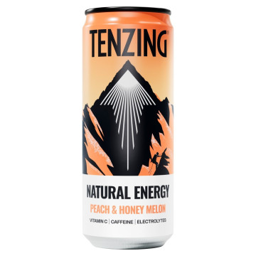 Tenzing Peach & Honey Melon Energy Drink 12x 330ml