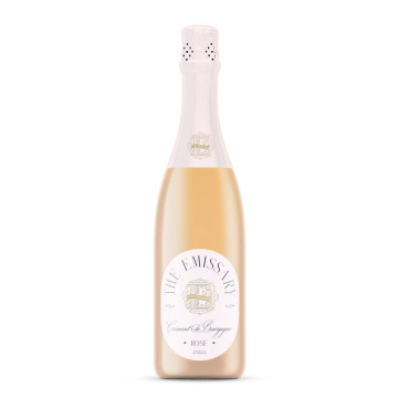 The Emissary Cremant de Bourgogne Rose Sparkling Wine 75cl