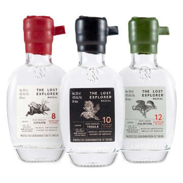The Lost Explorer Mezcal 3x 20cl Trilogy Set