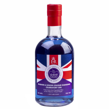 The Queen's Platinum Jubilee Colour Changing Gin 70cl