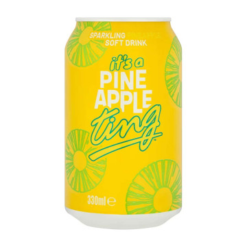 Ting Pineapple Soda 24x 330ml Cans