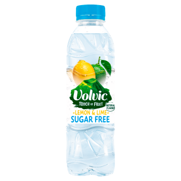 Volvic Touch Of Fruits Sugar Free Lemon & Lime Water 12x 500ml