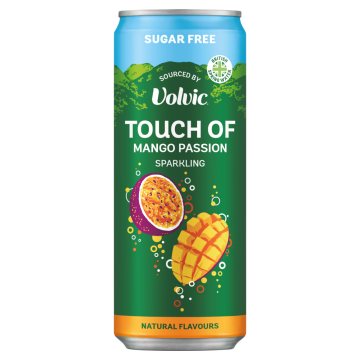 Volvic Touch of Mango Passion Flavoured Sparkling Water 330ml