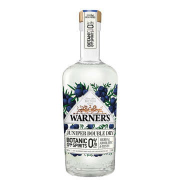 Warner's Juniper Double Dry Botanic Non-Alcoholic Spirit 50cl