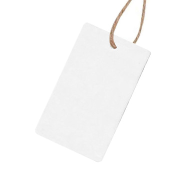 White Square Gift Tag