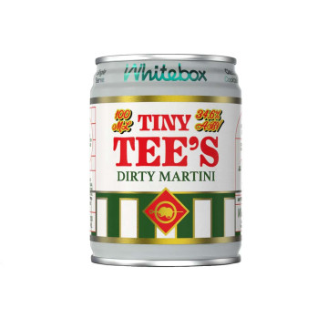 Whitebox Tiny Tee's Dirty Martini Cocktail 100ml Can