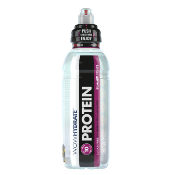 WOW Hydrate Protein Summer Fruits Flavoured Water 500ml