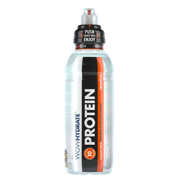 WOW Hydrate Protein Tropical Flavoured Water 500ml