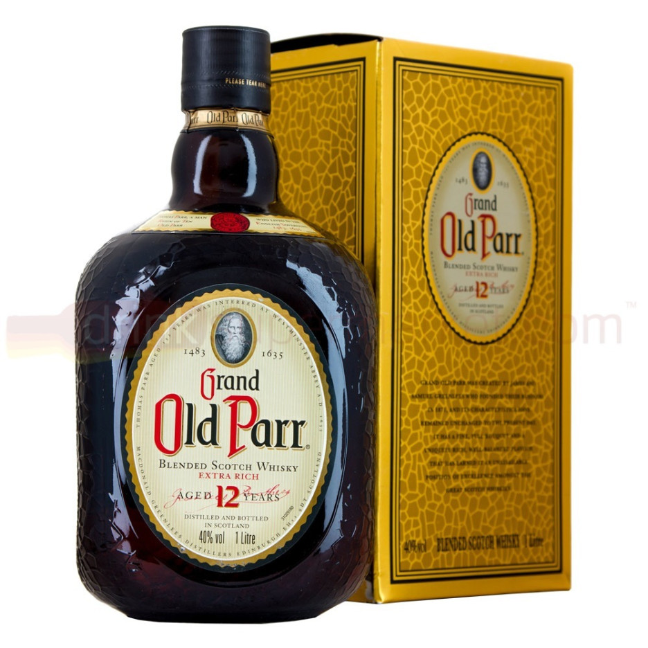 Grand Old Parr 12 Year Whisky 1Ltr