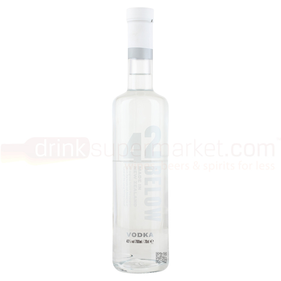42 Below - New Zealand Plain Wheat Vodka - 70cl - 40% ABV
