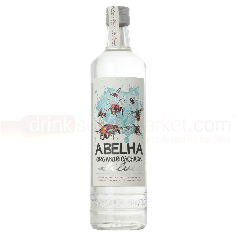 Abelha Silver Brazilian Organic Sugar Cane Light Cachaca 70cl