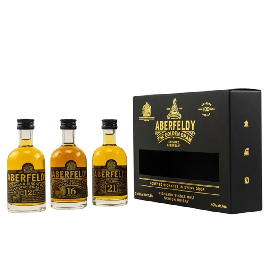 Aberfeldy Whisky 3x 5cl Miniature Set