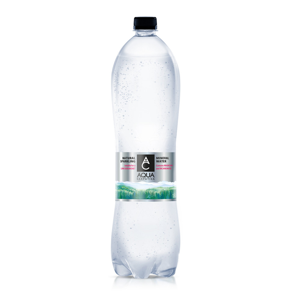 Aqua Carpatica Sparkling Natural Water 6x 1.5Ltr