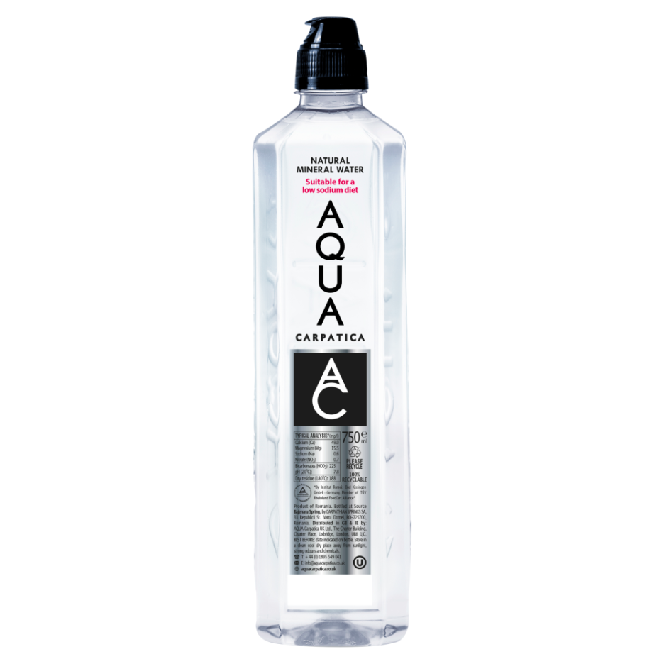 Aqua Carpatica Sports Cap Still Natural Water 6x 75cl
