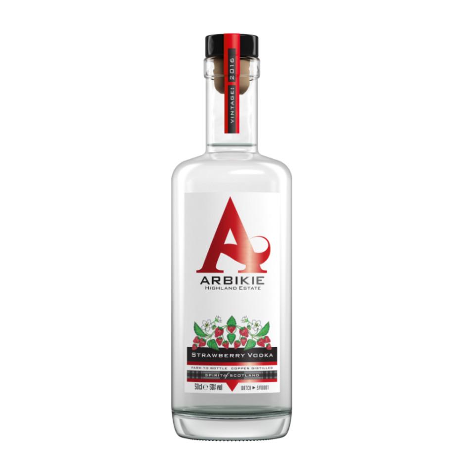 Arbikie Strawberry Vodka 50cl