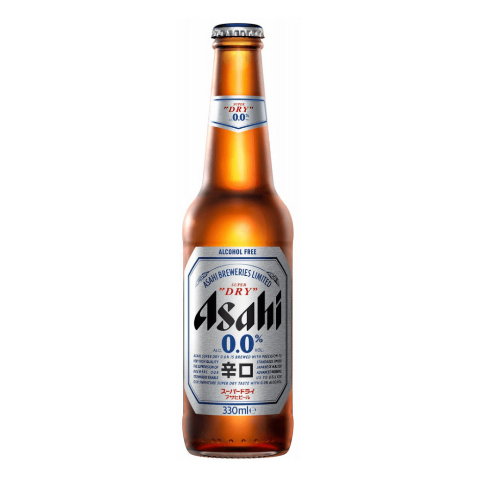 Asahi Super Dry 0.0% Alcohol Free Lager 24x 330ml