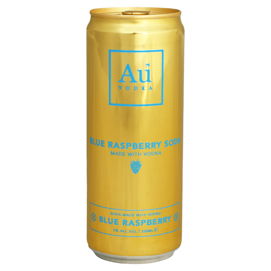 Au Vodka Blue Raspberry Premix 330ml