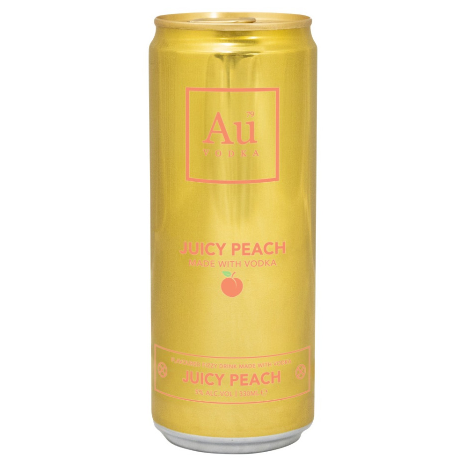 Au Vodka Juicy Peach Premix 330ml
