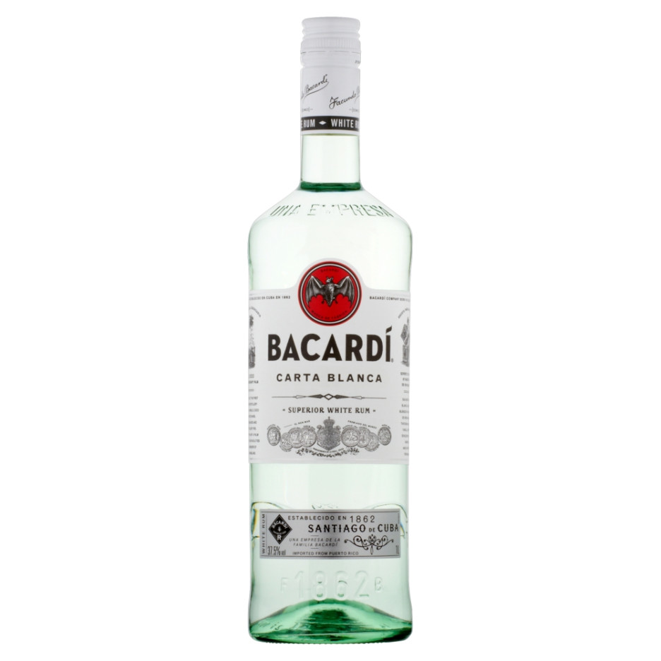 Bacardi Carta Blanca Rum 1Ltr