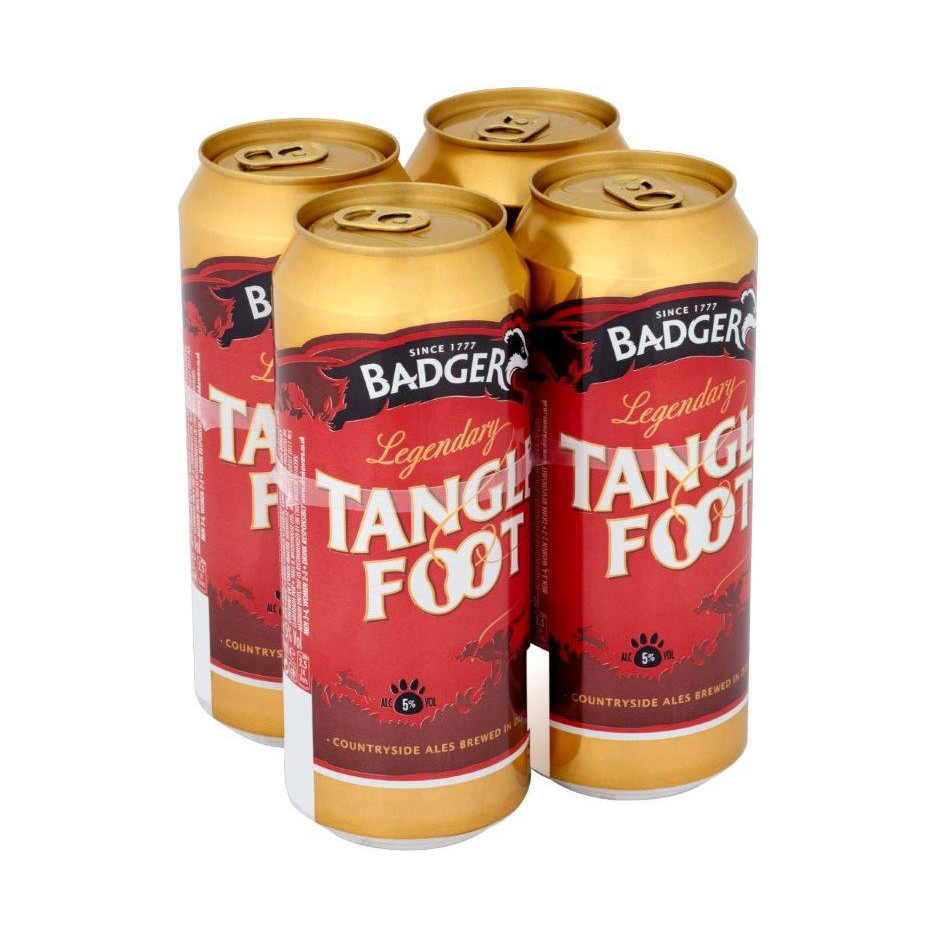 Badger Tanglefoot English Ale 24x 500ml Cans 5% ABV 