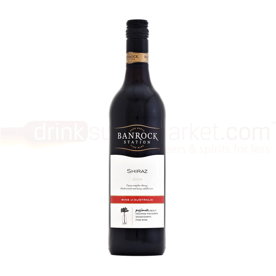 Banrock Station - Shiraz - Australian Red Wine - 75cl Single Bottle