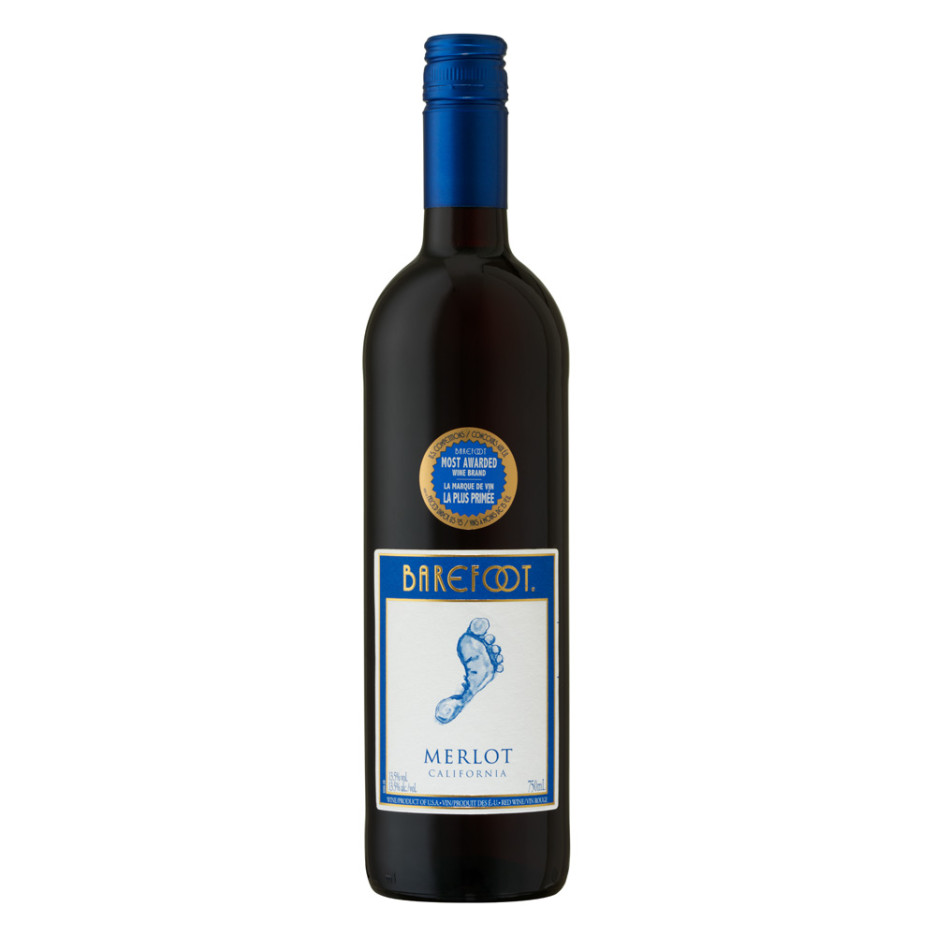 Barefoot Merlot Red Wine 75cl