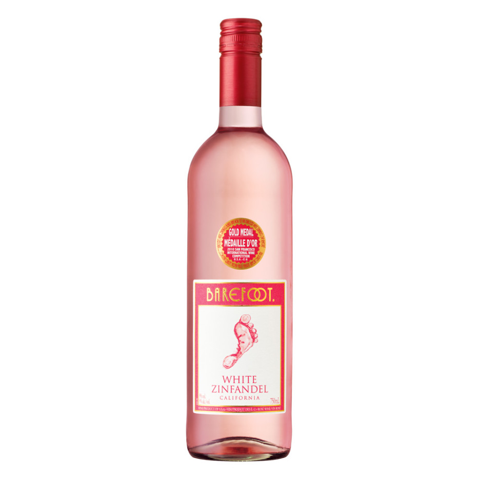 Barefoot White Zinfandel Rose Wine 75cl 