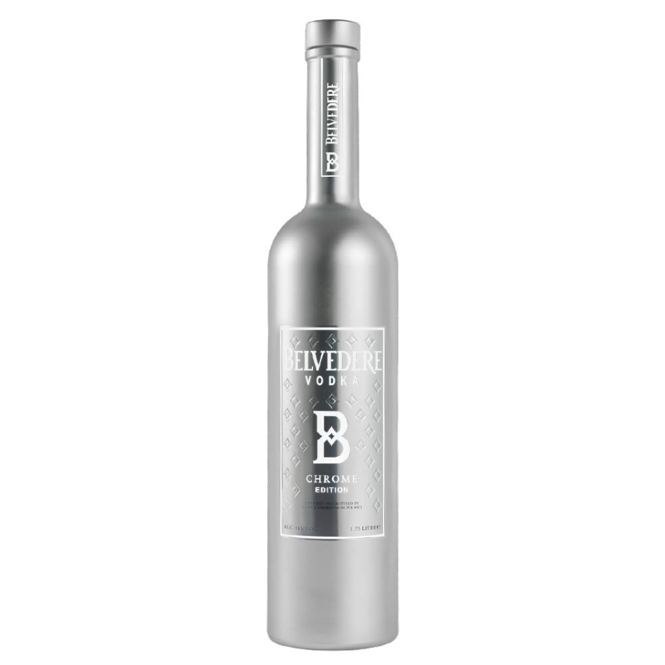 Belvedere Chrome Edition Vodka 1.75Ltr Magnum Plus