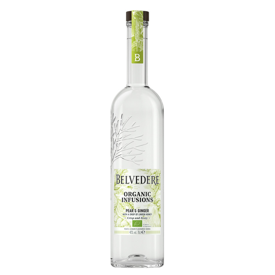 Belvedere Organic Infusions Pear & Ginger Vodka 70cl