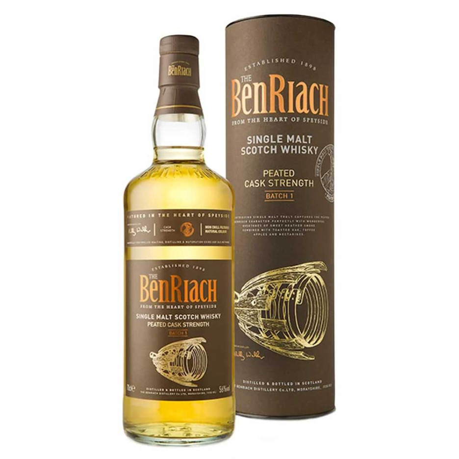 BenRiach Peated Cask Strength Whisky 70cl