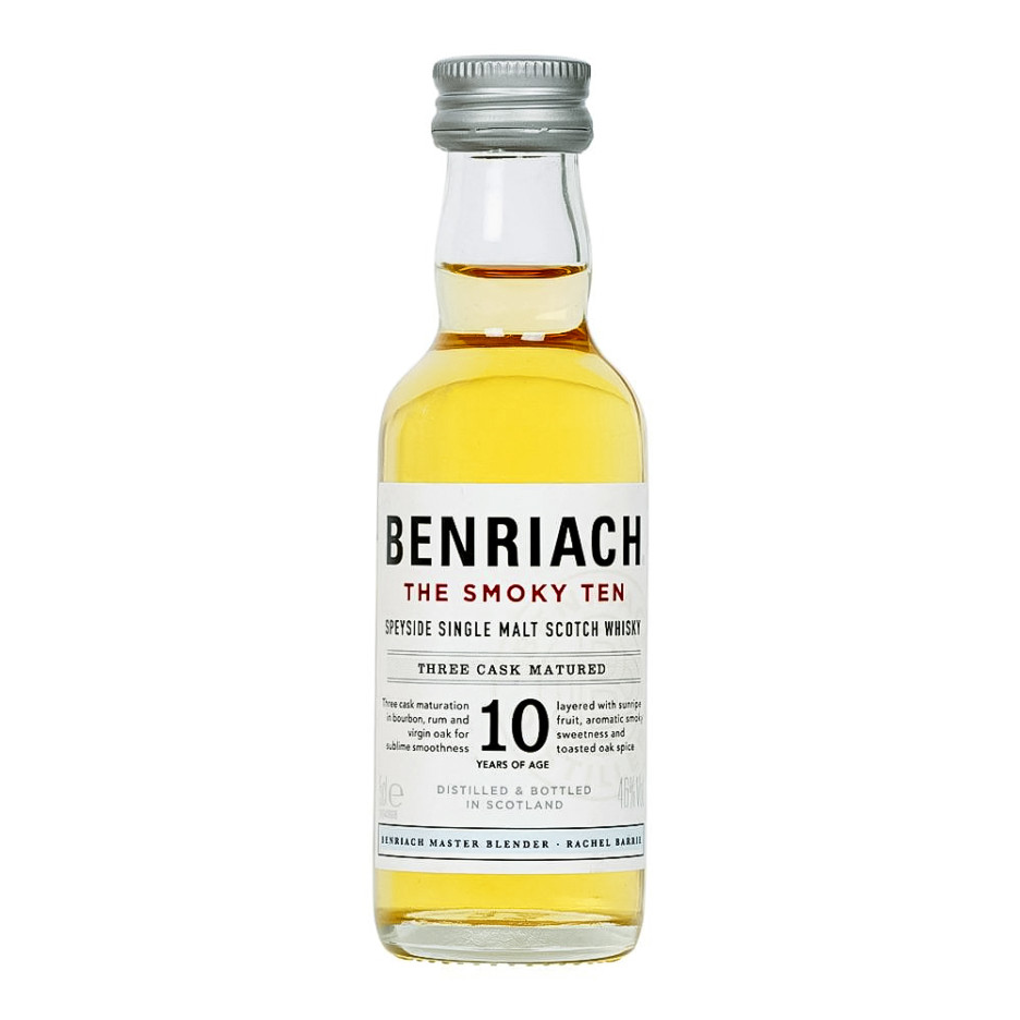 Benriach The Smoky Ten 10 Year Whisky 5cl Miniature
