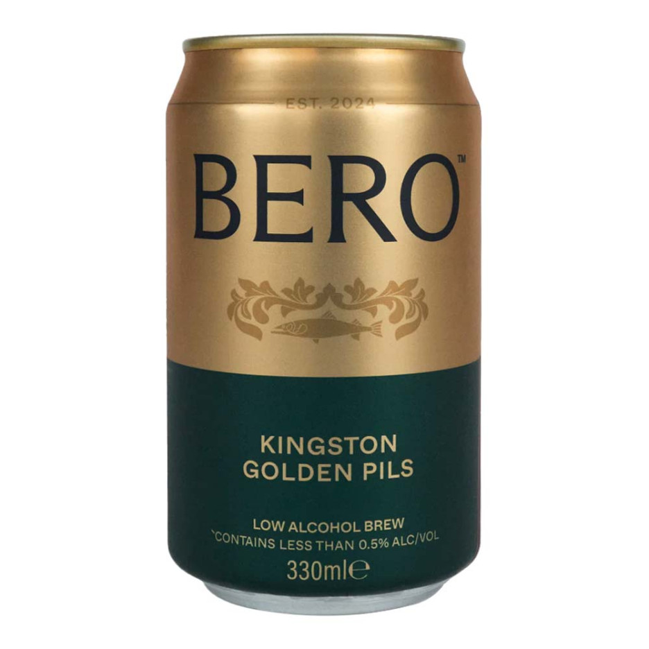 BERO Kingston Golden Pils Beer 24x 330ml Cans