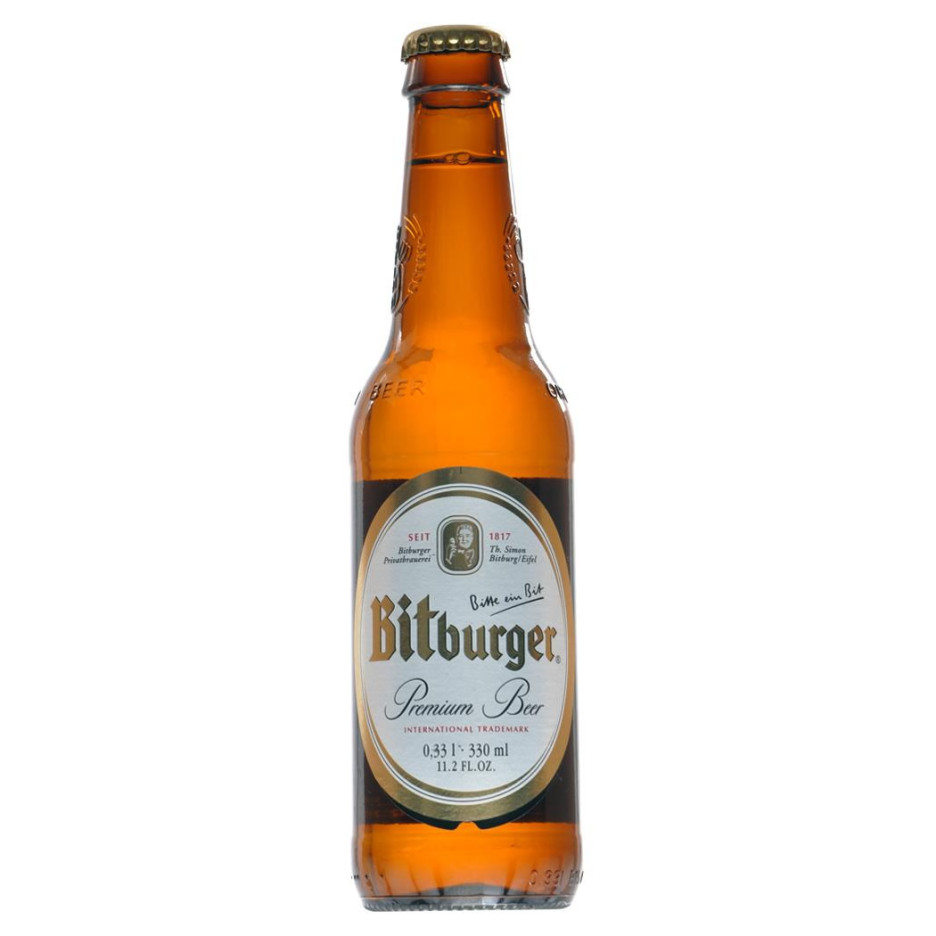 Bitburger Premium Pils German Premium Pilsener 20x 330ml Bottle Case